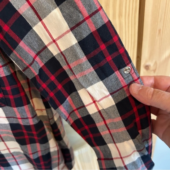 Zara Buffalo Plaid Snap Flannel Shirt. Size Medium. - Picture 8 of 15